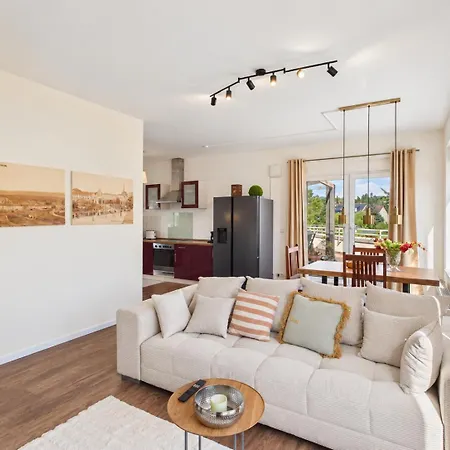 Helles Penthouse Mit Dachterrasse Apartment Wiesbaden